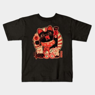 Lucky Cat Revolution T Shirt Kids T-Shirt